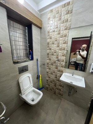 Bathroom in 2 BHK Apartment at Bandra West – for Rent