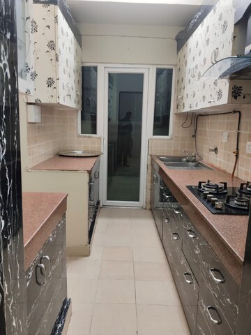 Staircase in 2 BHK Apartment at Mahagun Moderne, Sector 78 – for Rent