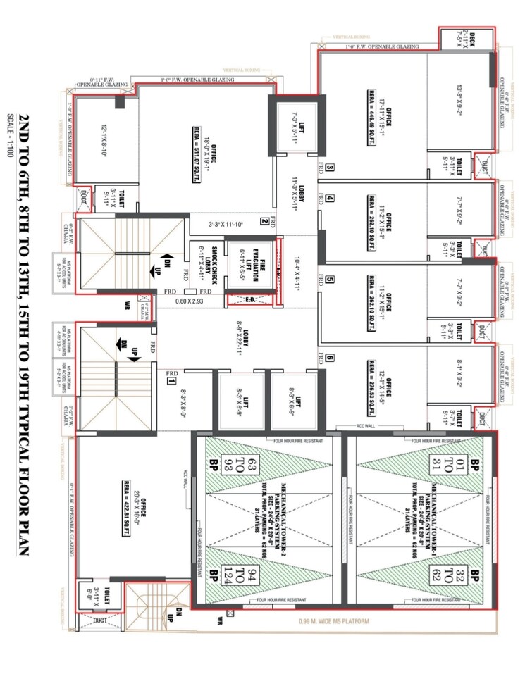 Floor Plan, malad west Commercial Office Space 422 Sq.Ft. In Malad West Mumbai 9626749