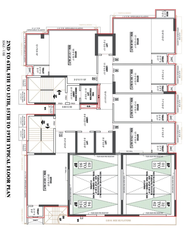 Floor Plan, malad west Commercial Office Space 422 Sq.Ft. In Malad West Mumbai 9626749