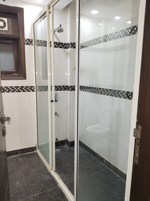 Bathroom in 3 BHK Apartment at Shivalik Colony – for Rent