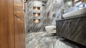 Bathroom in 3 BHK Builder Floor at Parklands, Sector 85 – for Sale