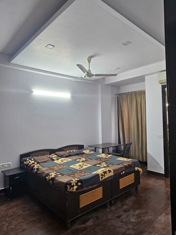 Bedroom in 4 BHK Builder Floor at Ansal Sushant Apartments, Sushant Lok I – for Rent