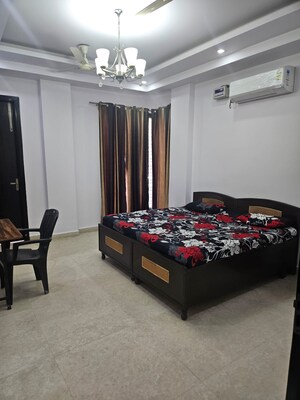 Bedroom in 4 BHK Builder Floor at Ansal Sushant Apartments, Sushant Lok I – for Rent