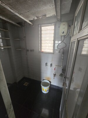 Bathroom in 1 BHK Apartment at Damodar Park Apartment, Ghatkopar West – for Rent