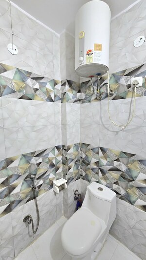 Bathroom in 2 BHK Builder Floor at Sector 15 – for Rent