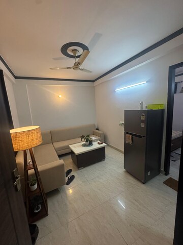 Living Room in 1 BHK Builder Floor at Saket – for Rent