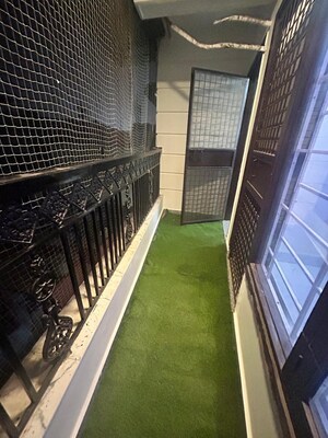 Balcony in 3 BHK Builder Floor at Mahavir Enclave 1 – for Rent