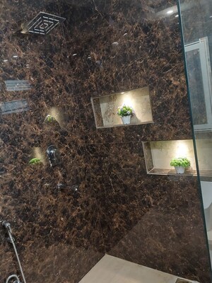 Bathroom in 4 BHK Builder Floor at Parklands, Sector 85 – for Sale