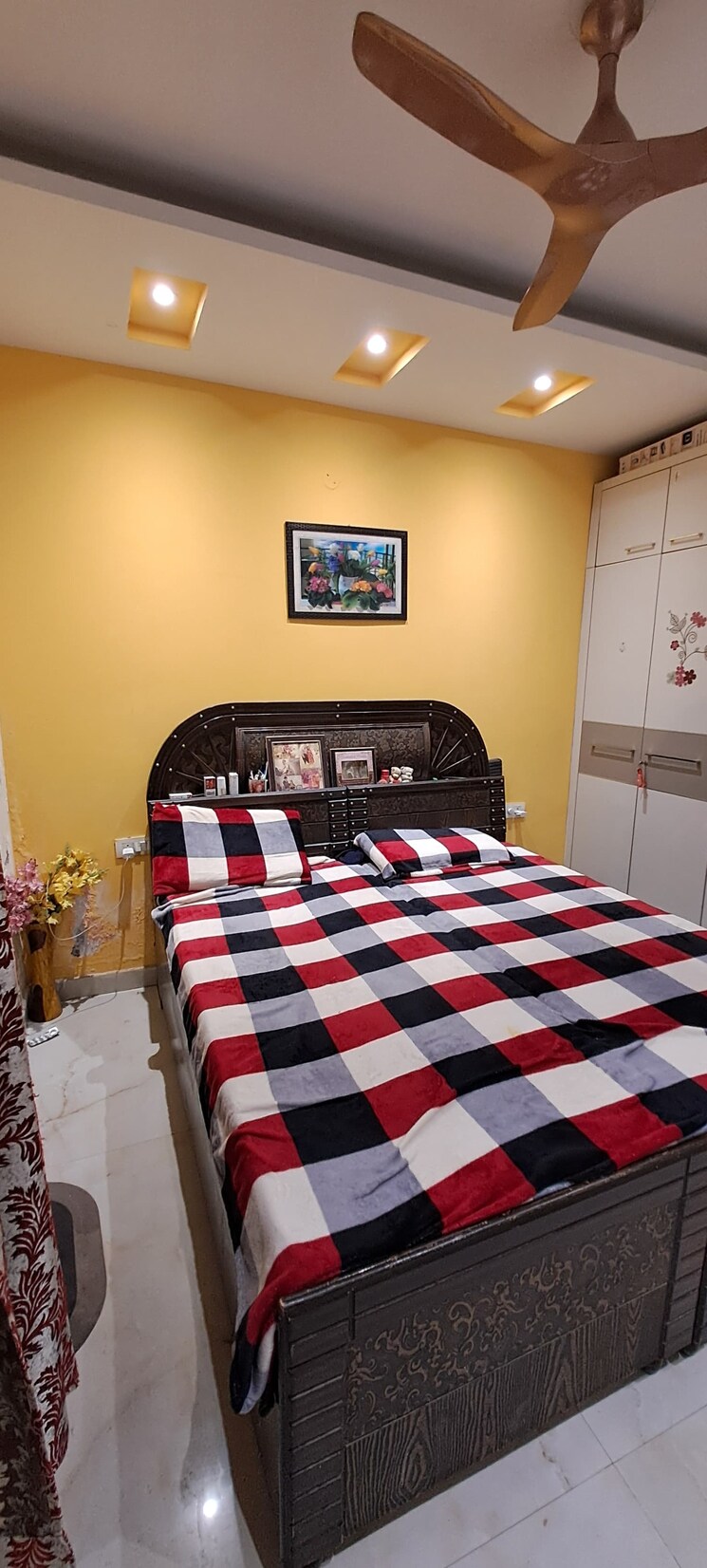 Bedroom, pir machalla 3 Bedroom 1080 Sq.Ft. Apartment In Pir Machalla Zirakpur 9628003