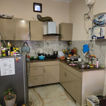 Kitchen in 1 BHK Apartment at Kharar Mohali Road – for Rent