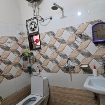 Bathroom in 1 BHK Apartment at Kharar Mohali Road – for Rent