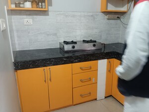 Kitchen in 1 BHK Builder Floor at Zoo Road – for Rent