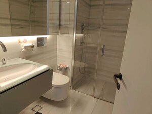 Bathroom in 3 BHK Apartment at Lodha World Crest, Worli – for Sale