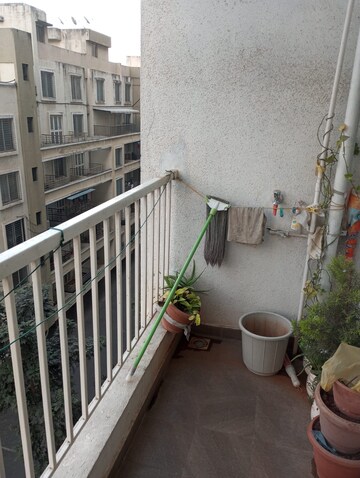 Balcony in 2 BHK Apartment at Kaspate Vasti – for Sale