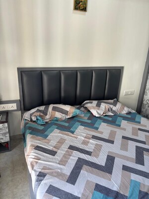 Living Room in 1 BHK Apartment at Lodha Amara, Kolshet Road – for Rent