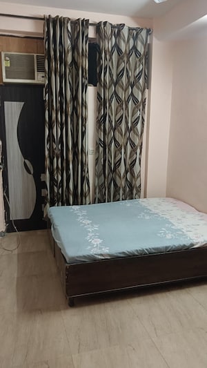 Bedroom in 1 BHK Builder Floor at RWA Residential Society, Sector 40 – for Rent