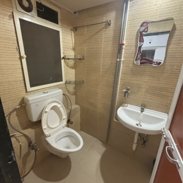 Bathroom in 2 BHK Apartment at DB Realty Orchid Ozone, Ketkipada – for Rent