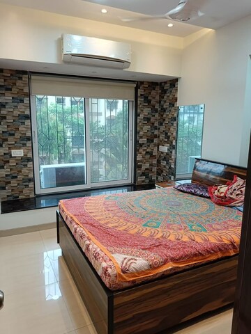 Bedroom in 3 BHK Apartment at Omkar Alta Monte, Malad East – for Rent