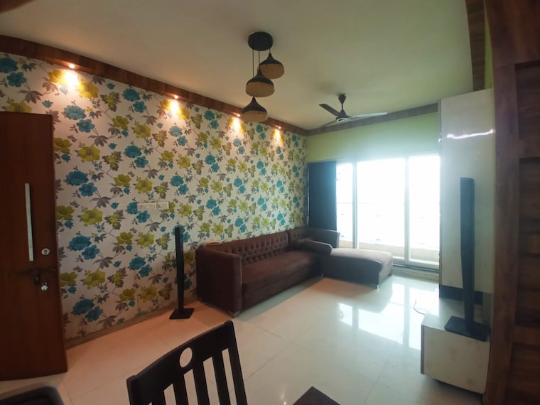 Living Room, ashar-edge 1 Bedroom 456 Sq.Ft. Apartment In Pokhran Road No Two Thane 9629002