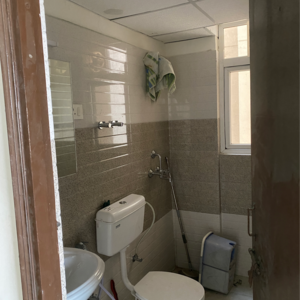 Bathroom in 2 BHK Apartment at Signature Global Orchard Avenue, Sector 93 – for Rent