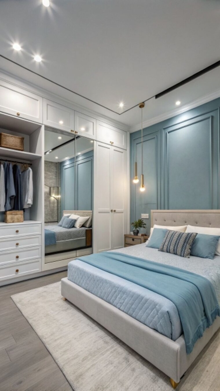 Bedroom, envyrons-vaastu-homes 4 Bedroom 3390 Sq.Ft. Apartment In Siddharth Vihar Ghaziabad 9629376