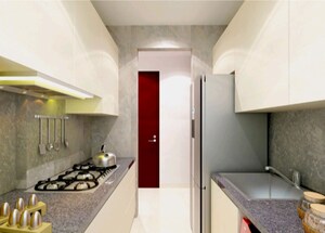 Kitchen in 3 BHK Apartment at One Indiabulls Thane, Pokhran Road No Two – for Sale