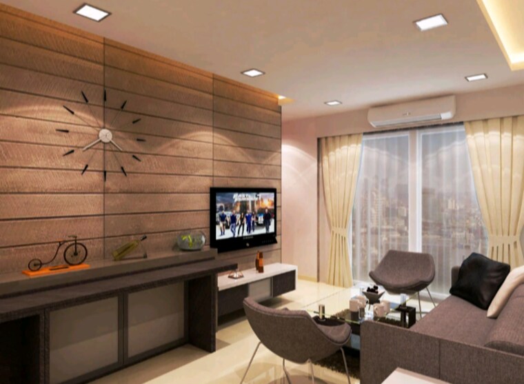 Living Room, one-indiabulls-thane 3 Bedroom 1350 Sq.Ft. Apartment In Pokhran Road No Two Thane 9629416