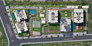 Master Plan in 3 BHK Apartment at Venkatesh Erandwane Central, Erandwane – for Sale