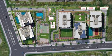 Master Plan in 3 BHK Apartment at Venkatesh Erandwane Central, Erandwane – for Sale