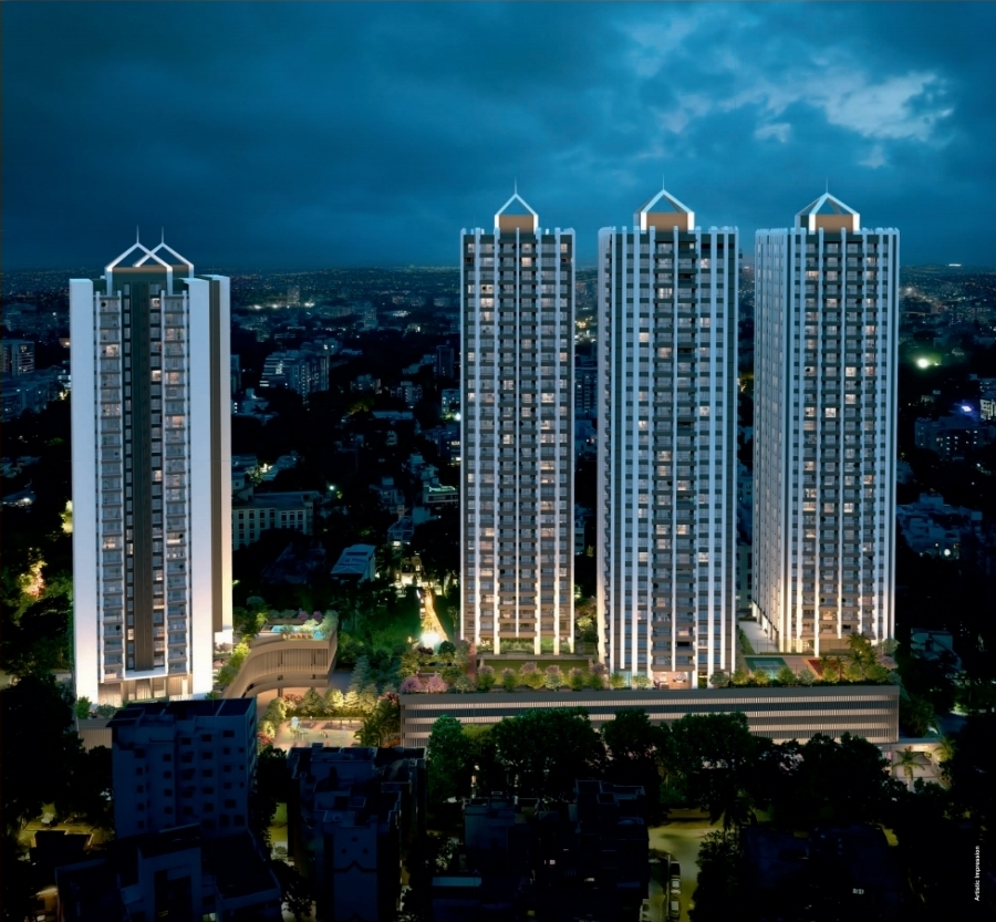 3 BHK + Study Room Apartment For Sale in Venkatesh Erandwane Central