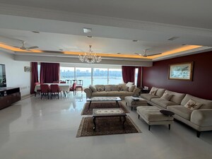 Living Room in 4 BHK Apartment at Cuffe Parade – for Sale