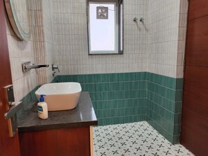 Bathroom in 3 BHK Apartment at Sector 19b Dwarka – for Rent