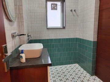 Bathroom in 3 BHK Apartment at Sector 19b Dwarka – for Rent