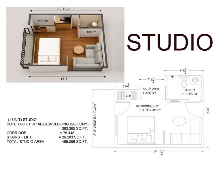 Floor Plan, chhatikara 1 Bedroom 784 Sq.Ft. Apartment In Chhatikara Vrindavan 9630024