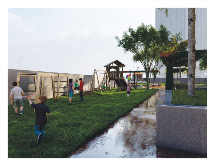 Garden, chhatikara 1 Bedroom 784 Sq.Ft. Apartment In Chhatikara Vrindavan 9630024