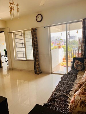 Bedroom in 2 BHK Apartment at Saakaar Silvana Apartment, Kharadi – for Rent