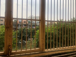 Balcony in 3 BHK Apartment at Dwarka – for Rent