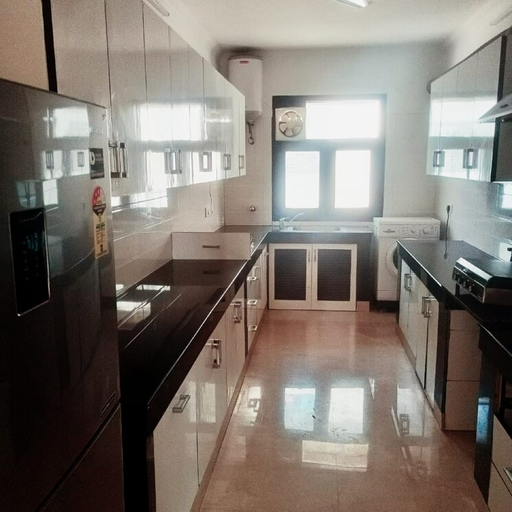 Kitchen, jangpura 3 Bedroom 1800 Sq.Ft. Independent House In Jangpura Delhi 9630443