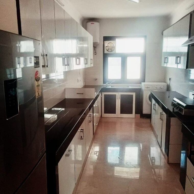 Kitchen, jangpura 3 Bedroom 1800 Sq.Ft. Independent House In Jangpura Delhi 9630443