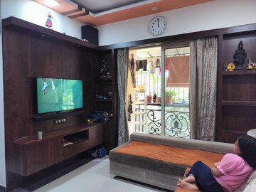 Living Room in 1 BHK Apartment at Siddhi Highland Gardens, Dhokali – for Sale