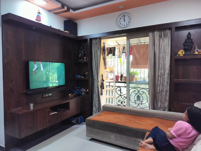 Living Room, siddhi-highland-gardens 1 Bedroom 650 Sq.Ft. Apartment In Dhokali Thane 9630436