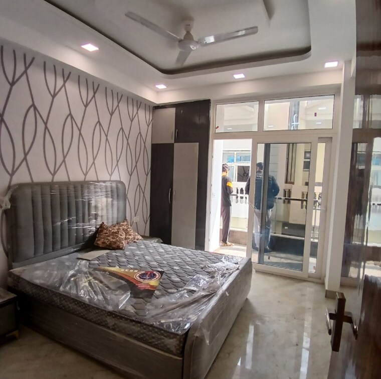 Bedroom, ecotech iii greater noida 3 Bedroom 1700 Sq.Ft. Builder Floor In Ecotech Iii Greater Noida Greater Noida 9630618