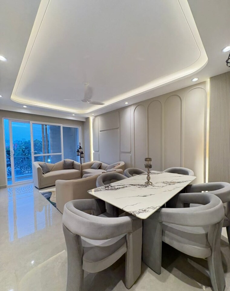 Dining area, bptp-green-oaks 3 Bedroom 180 Sq.Yd. Builder Floor In Sector 70a Gurgaon 9630458