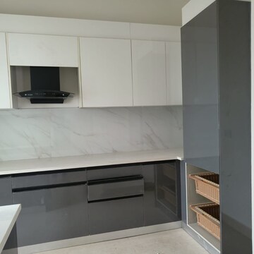 Kitchen in 3 BHK Apartment at Central Park Flower Valley Aqua Front Towers, Sohna Sector 33 – for Rent