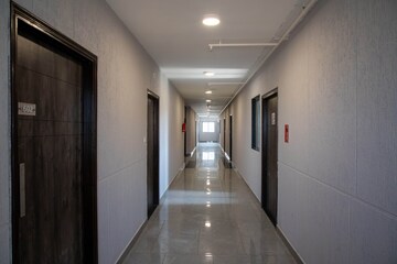 Building Lobby in 1 BHK Apartment at Seasons Saffron, Kalyan West – for Rent