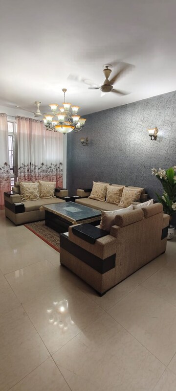 Living Room in 3 BHK Apartment at Piyush Heights, Sector 89 – for Rent