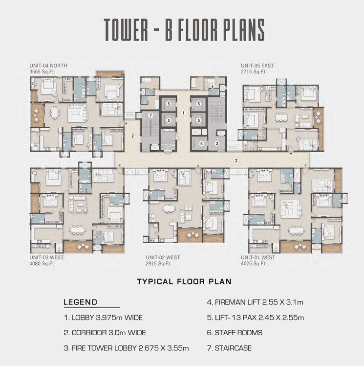Floor Plan, financial district 4 Bedroom 3665 Sq.Ft. Apartment In Financial District Hyderabad 9630713