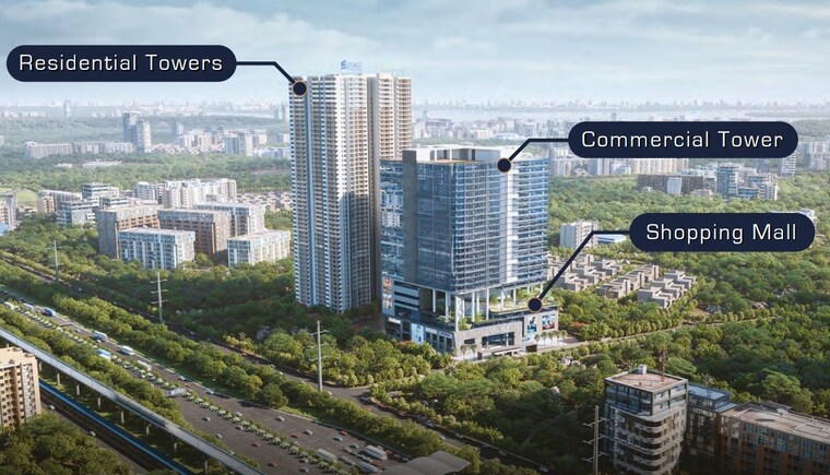 Exterior View, financial district 4 Bedroom 3665 Sq.Ft. Apartment In Financial District Hyderabad 9630713