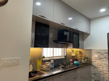 Kitchen in 3 BHK Apartment at Svadha Kollaar, Osman Nagar – for Sale
